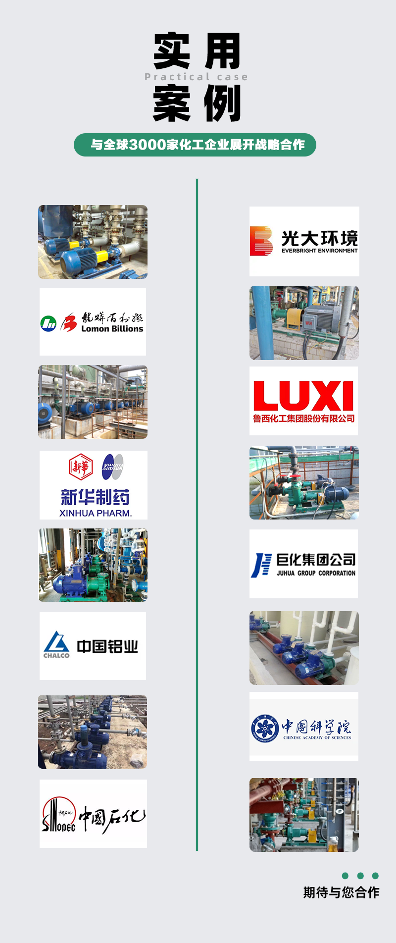 氟塑料離心自吸泵實用案例